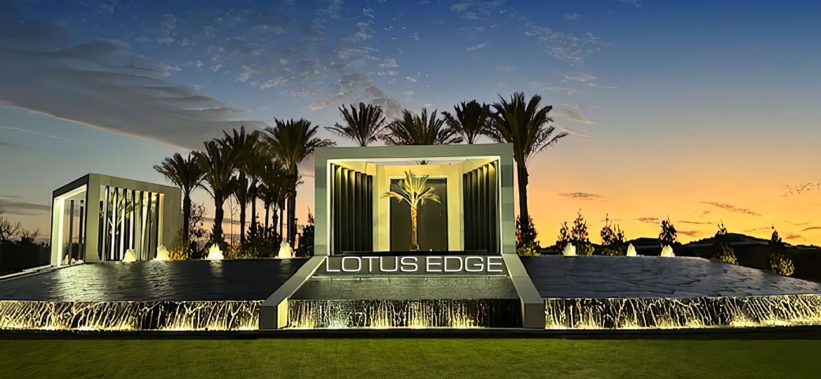 Entrence to Lotus Edge community by GL Homes in Palm Beach County, FL